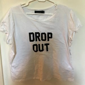 •MINKPINK DROP OUT TEE•